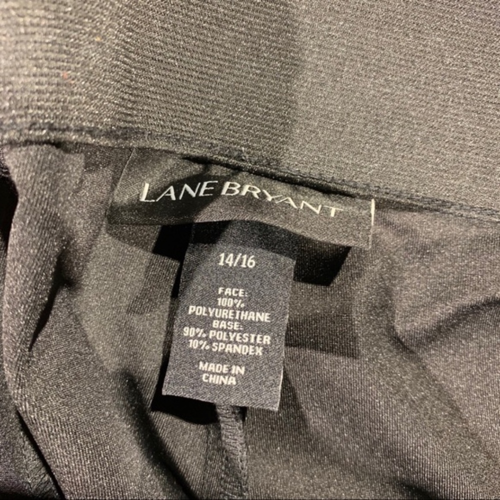 SALE {Lane Bryant} Faux Leather Skinny Pants 14/16 - Picture 5 of 5